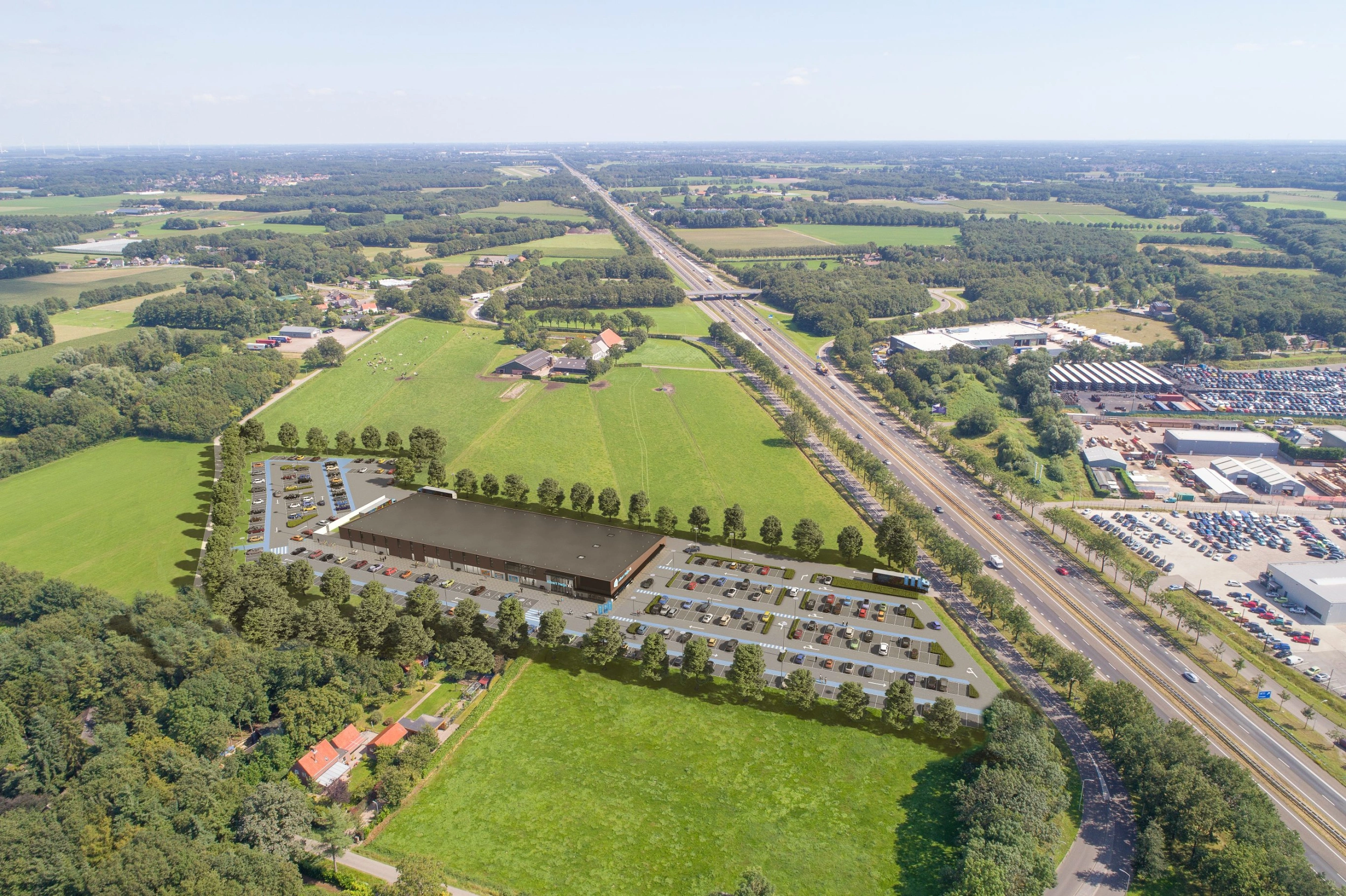 Start bouwwerkzaamheden Albert Heijn XL in Roosendaal (Rucphen)